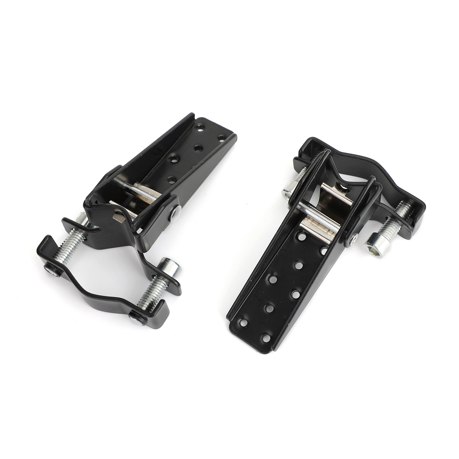 Universal Motorrad Beifahrer Fußrastenanlage Hinten Pedal Fußstütze 25-28mm Schwarz