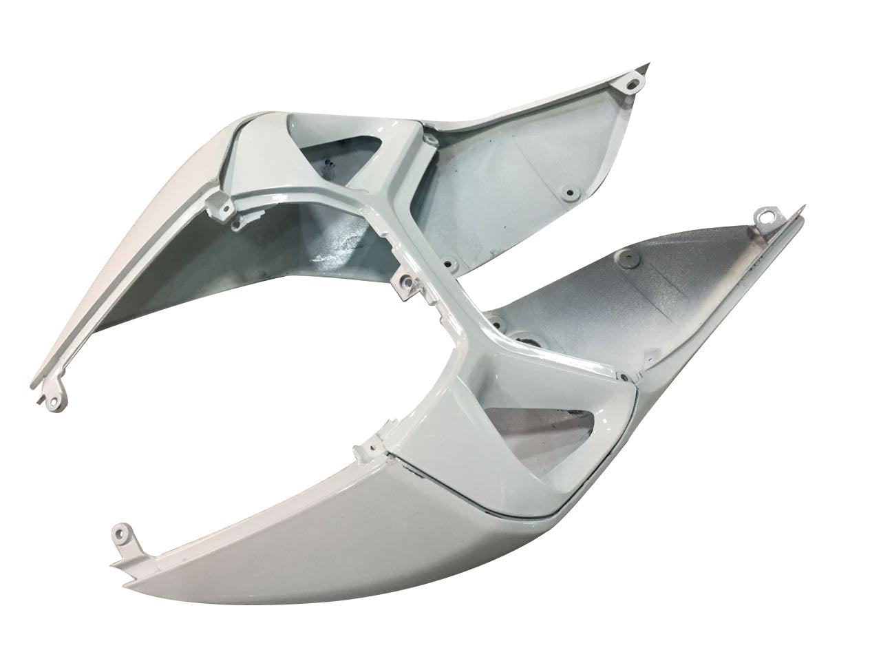 Amotopart 2012-2015 Ducati 899 Kit de carenagem branca brilhante