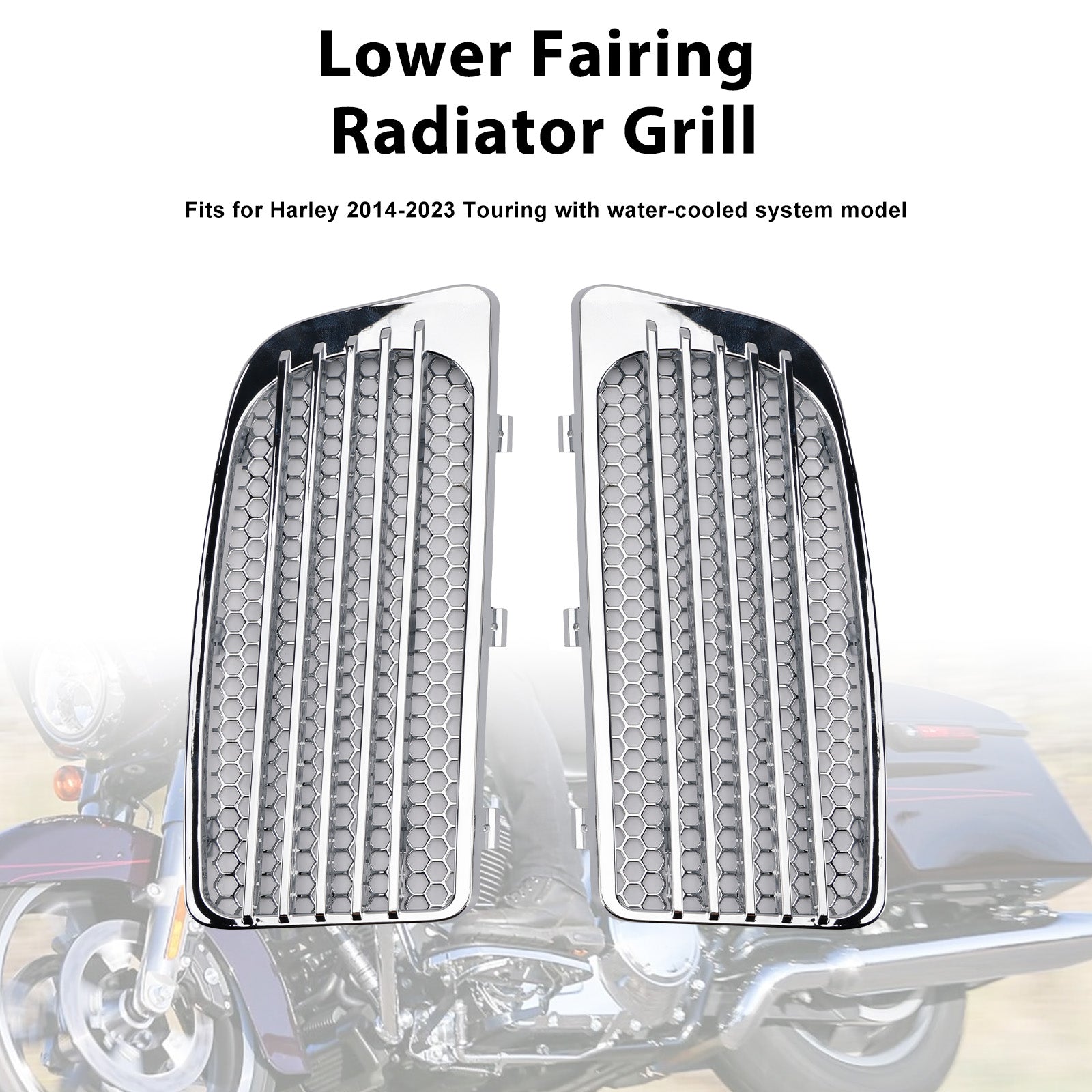 Road Glide King FLHR Special FLTRXS Lower Fairing Radiator Grill