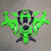 Amotopart 2006-2007 Kawasaki ZX10R Green Fairing Kit