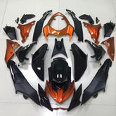 Amotopart 2013-2018 Kawasaki Z800 Black&Orange Fairing Kit