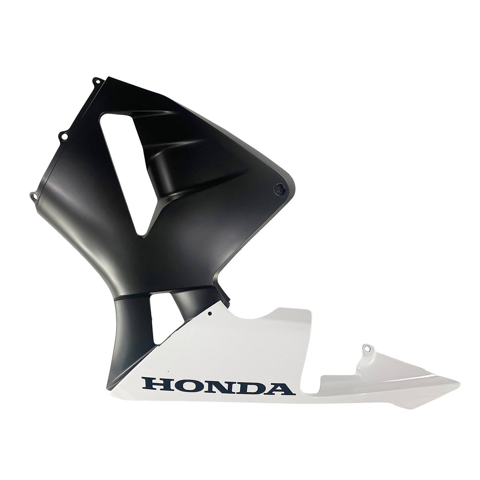 Amotopart 2005-2006 Honda CBR600RR Black White Fairing Kit