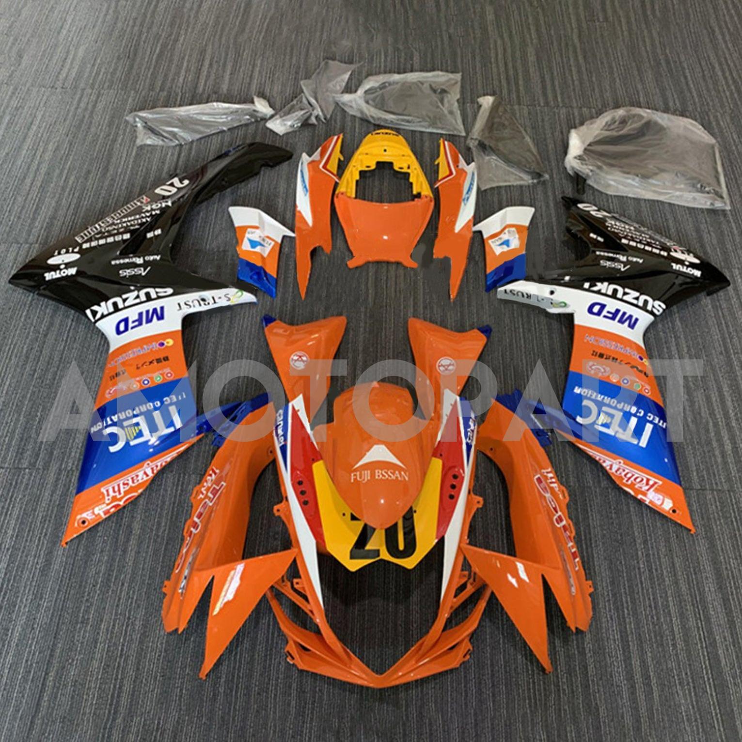 Amotopart 2011-2025 Suzuki GSXR 600/750 Fairing Kit Collection One