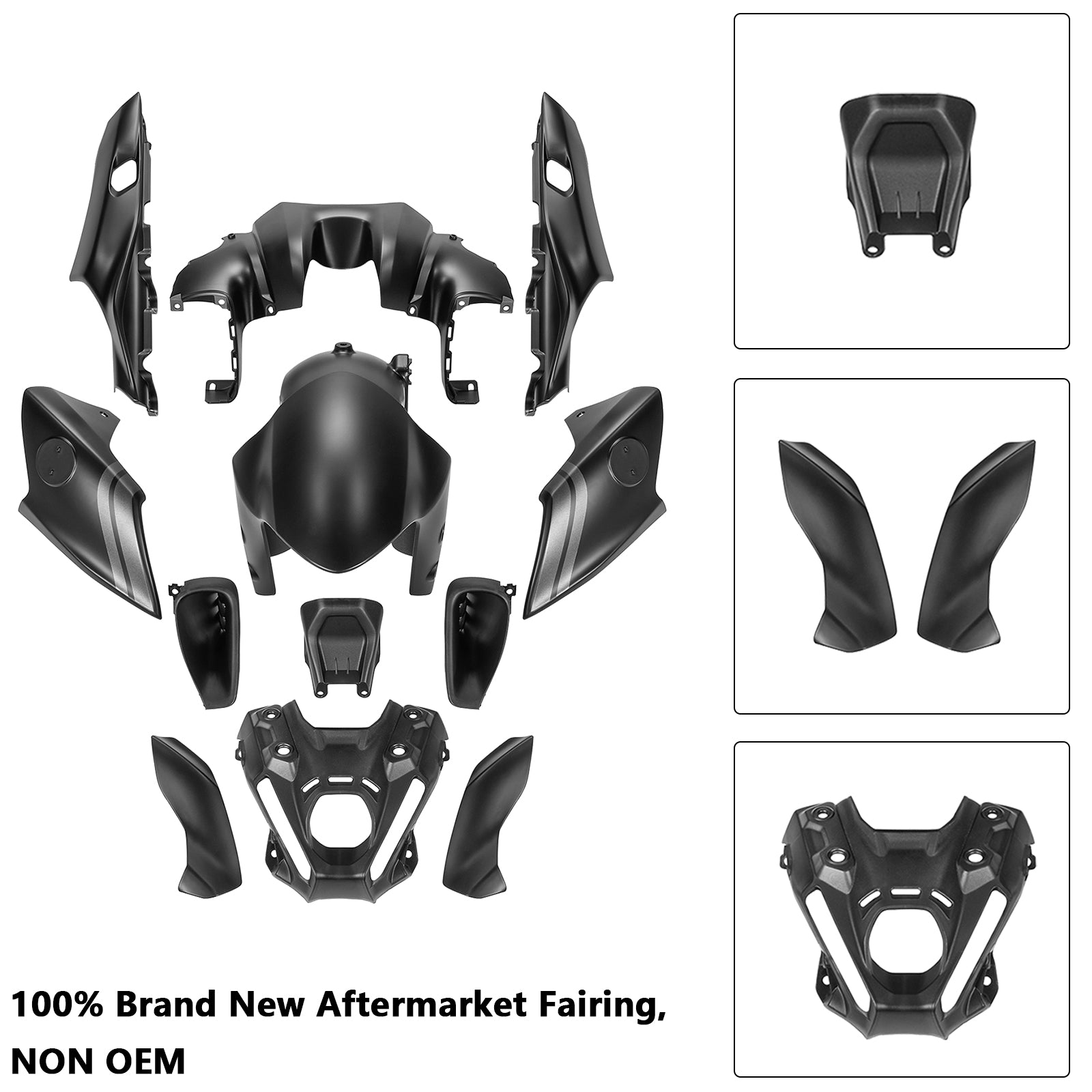 Amotopart 2021-2023 Yamaha MT 09 Fairing Kit