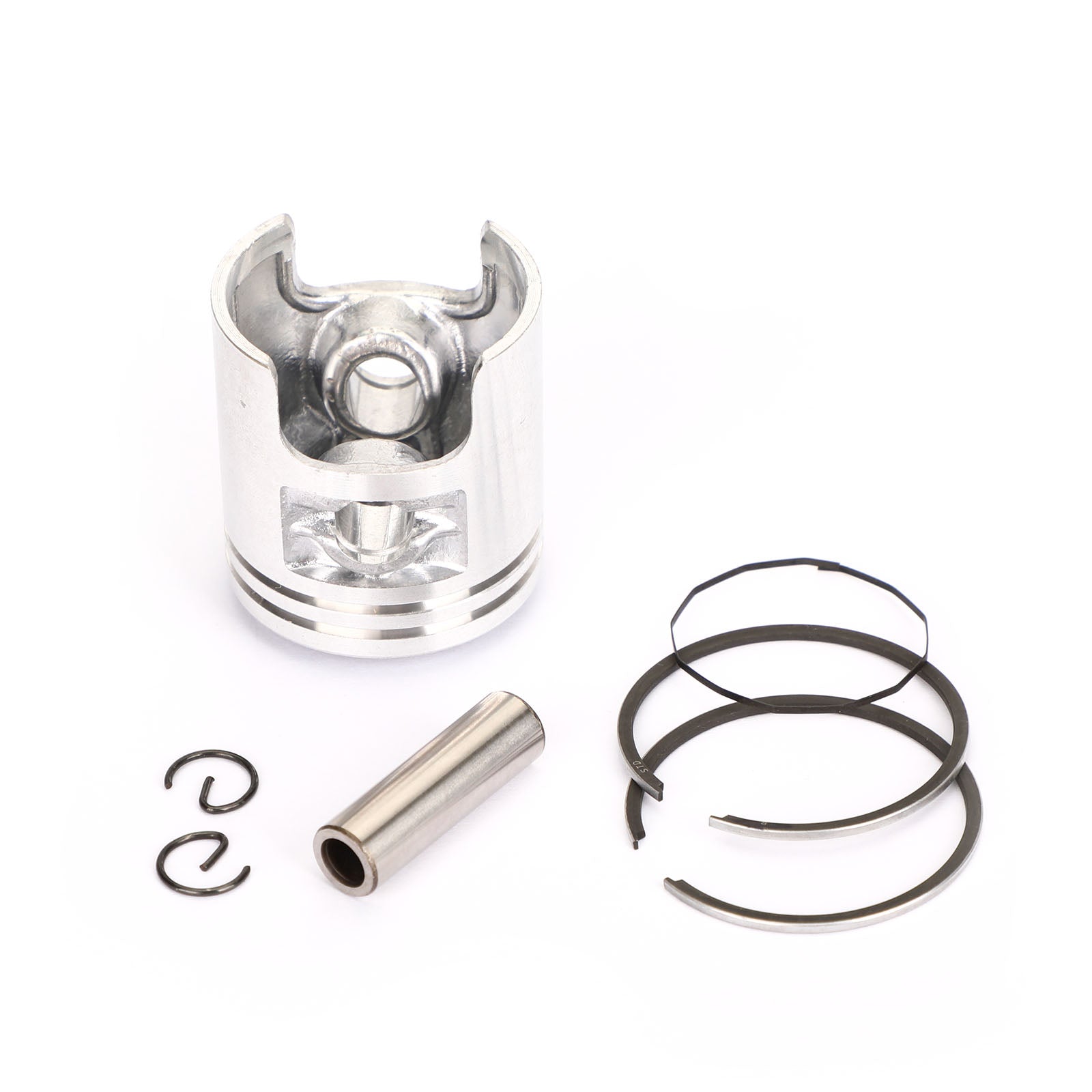 Piston Kit 1.00MM O/S 42mm Fit for Suzuki AY50 KATANA AP50 AE50 AD50 Address