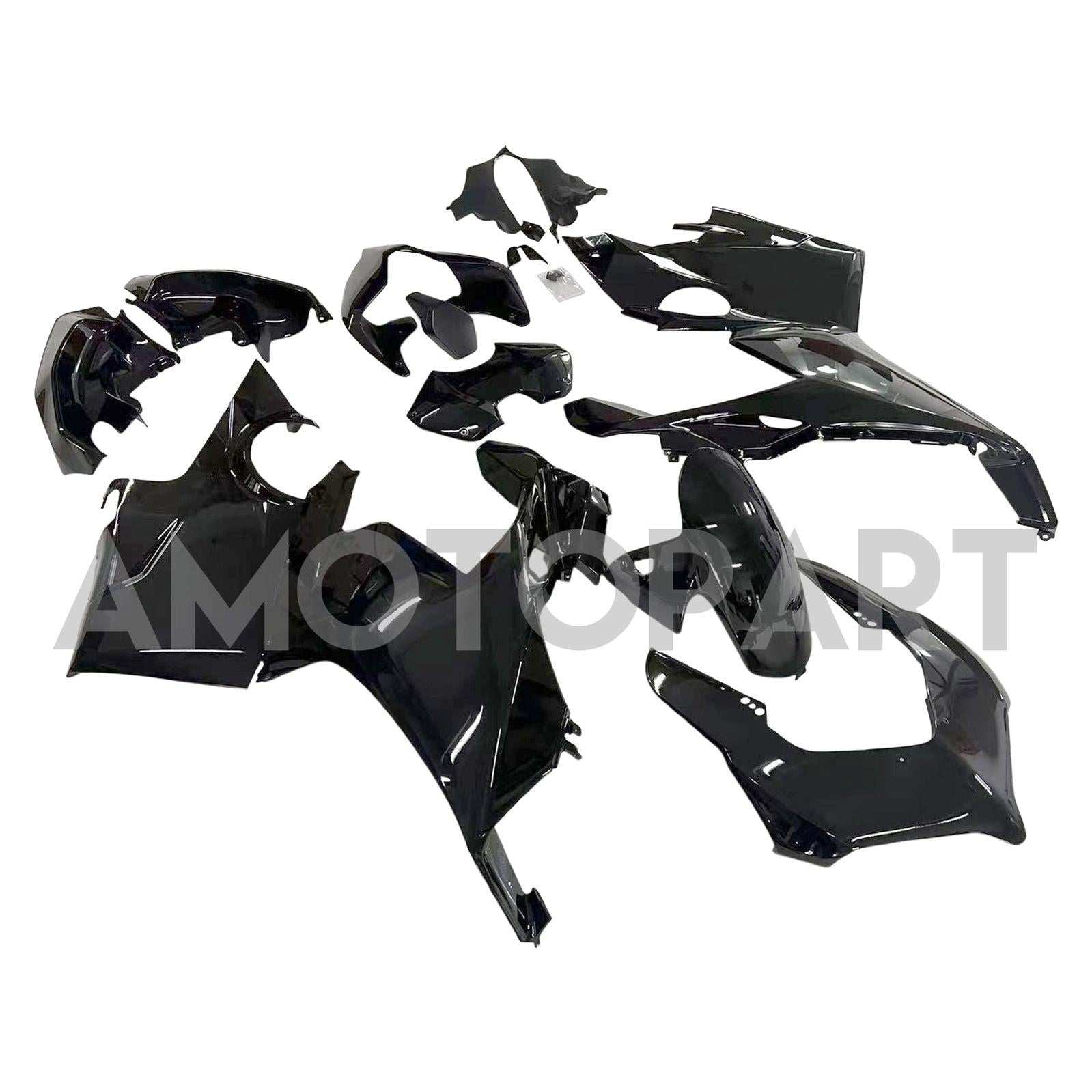 Amotopart Ducati 2018-2019 Panigale V4 V4S Black Fairing Kit