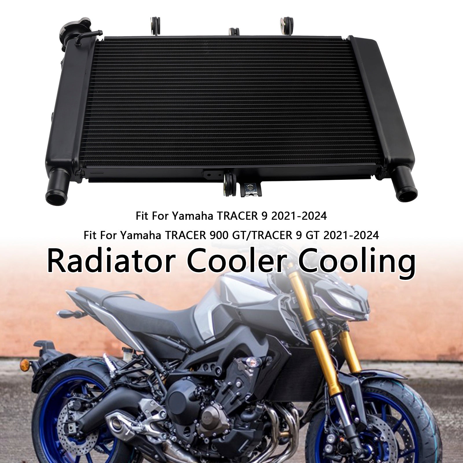 21-24 Yamaha MT-09/SP TRACER 9 XSR900 Radiator Cooling Engine Cooler