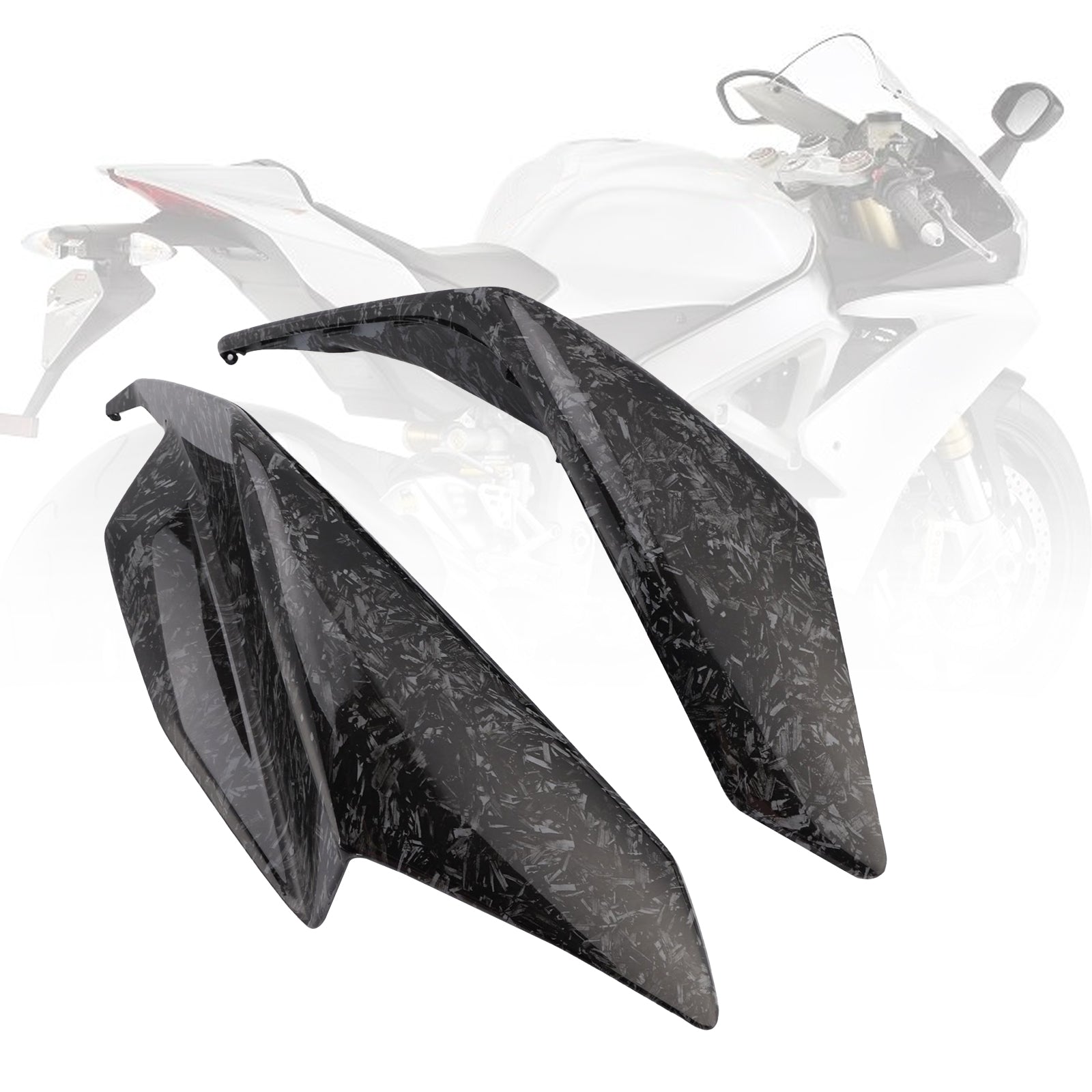 2021-2024 Aprilia RSV4 Air Deflector Spoiler côté camegage Kit Kit Kit