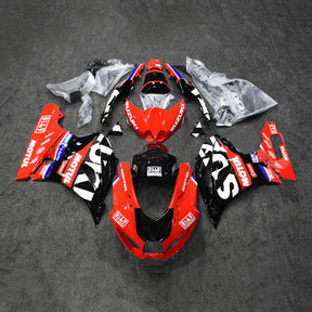 Amotopart 2017-2024 K17 GSXR1000 Suzuki Black&Red Style4 Fairing Kit