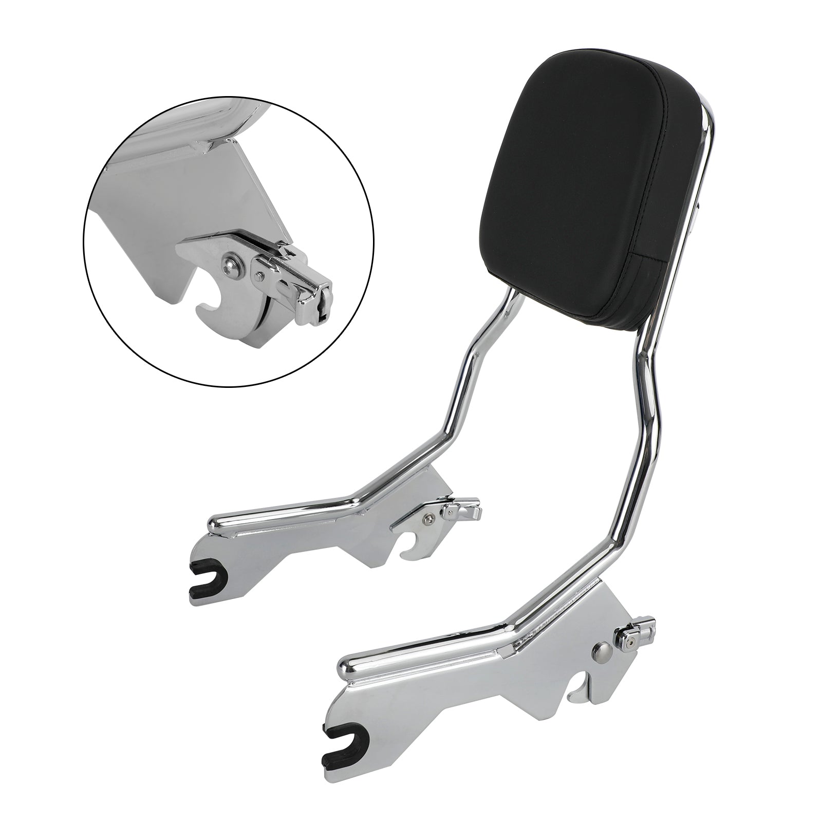 Street Bob FXBB Softail Slim FLSL Deluxe FLDE Passenger Sissy Bar Backrest