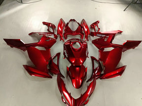 Amotopart 2018-2024 Kawasaki EX400 Ninja400 Red Fairing Kit