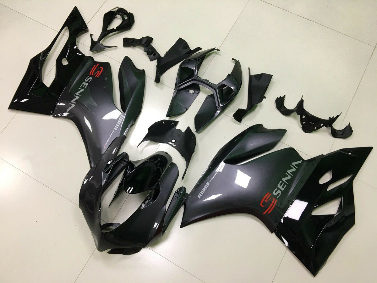 Amotopart 2012–2015 1199/899 Ducati Gloss Black Verkleidungsset