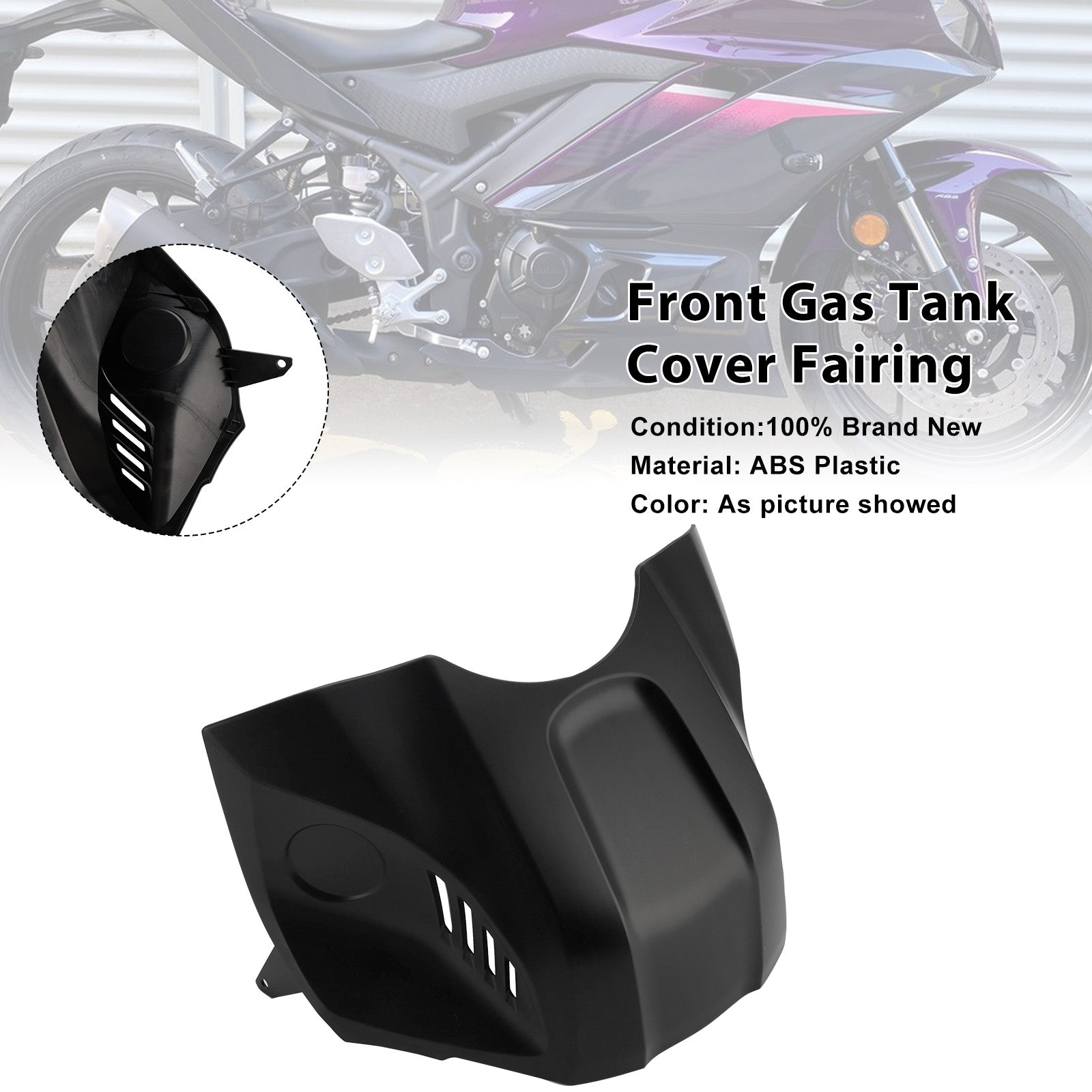 2025-2026 Yamaha YZF-R3 R25 Front Gas Tank Cover Fairing