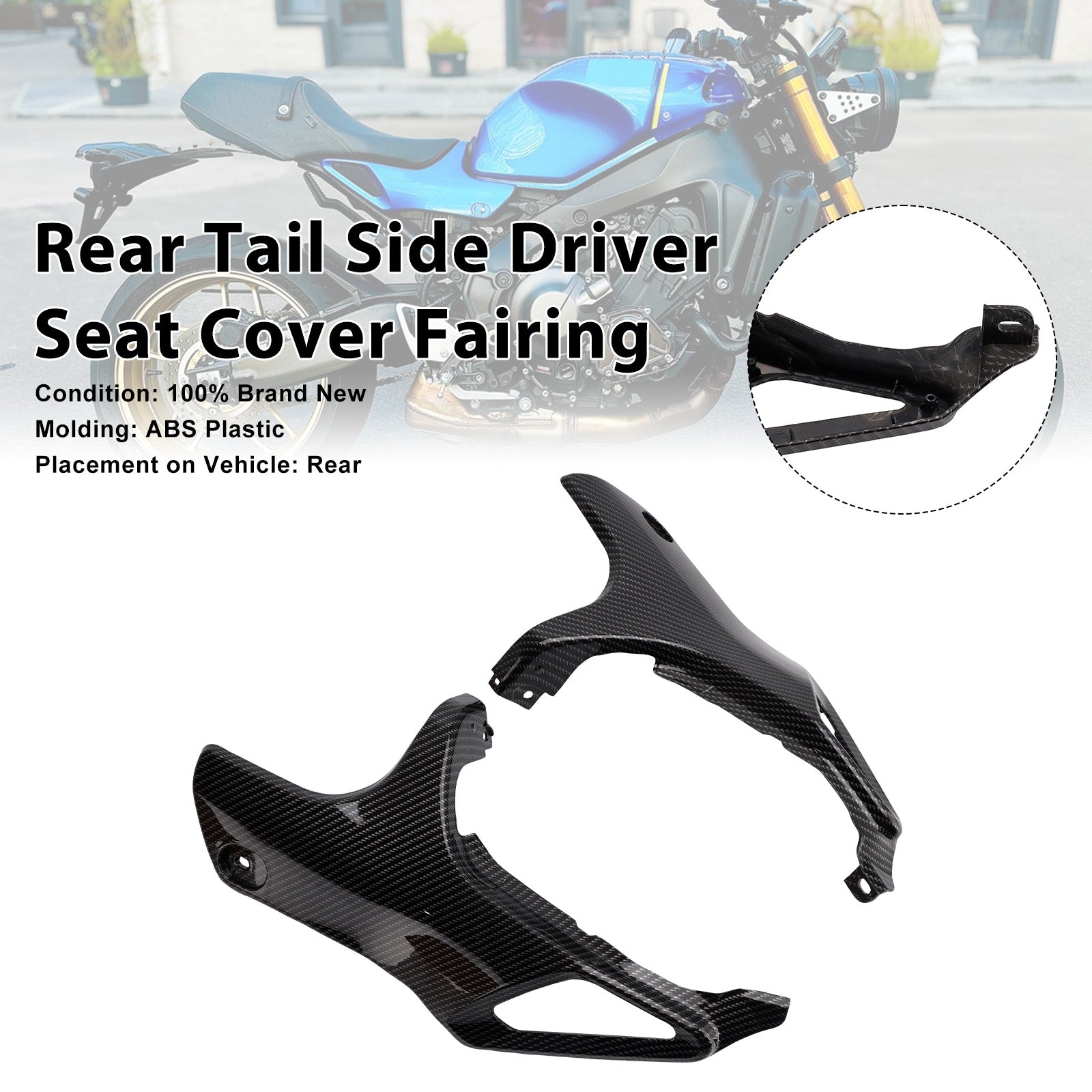 2022-2026 Yamaha XSR900 Side Seat Fairing Panel Cowl