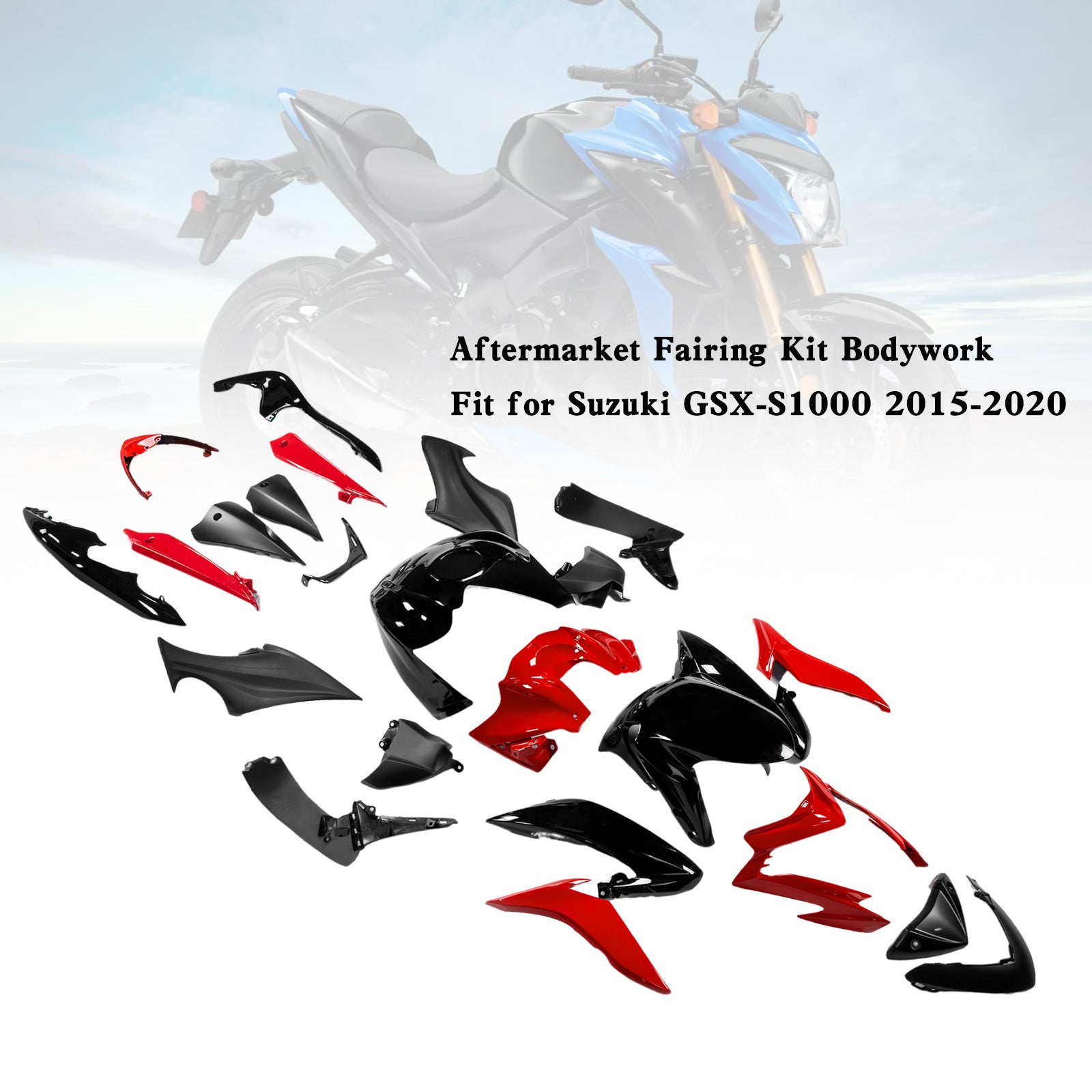 Amotopart (2015-2020) Suzuki GSX-S 1000 Fairing Kit Colletion 1