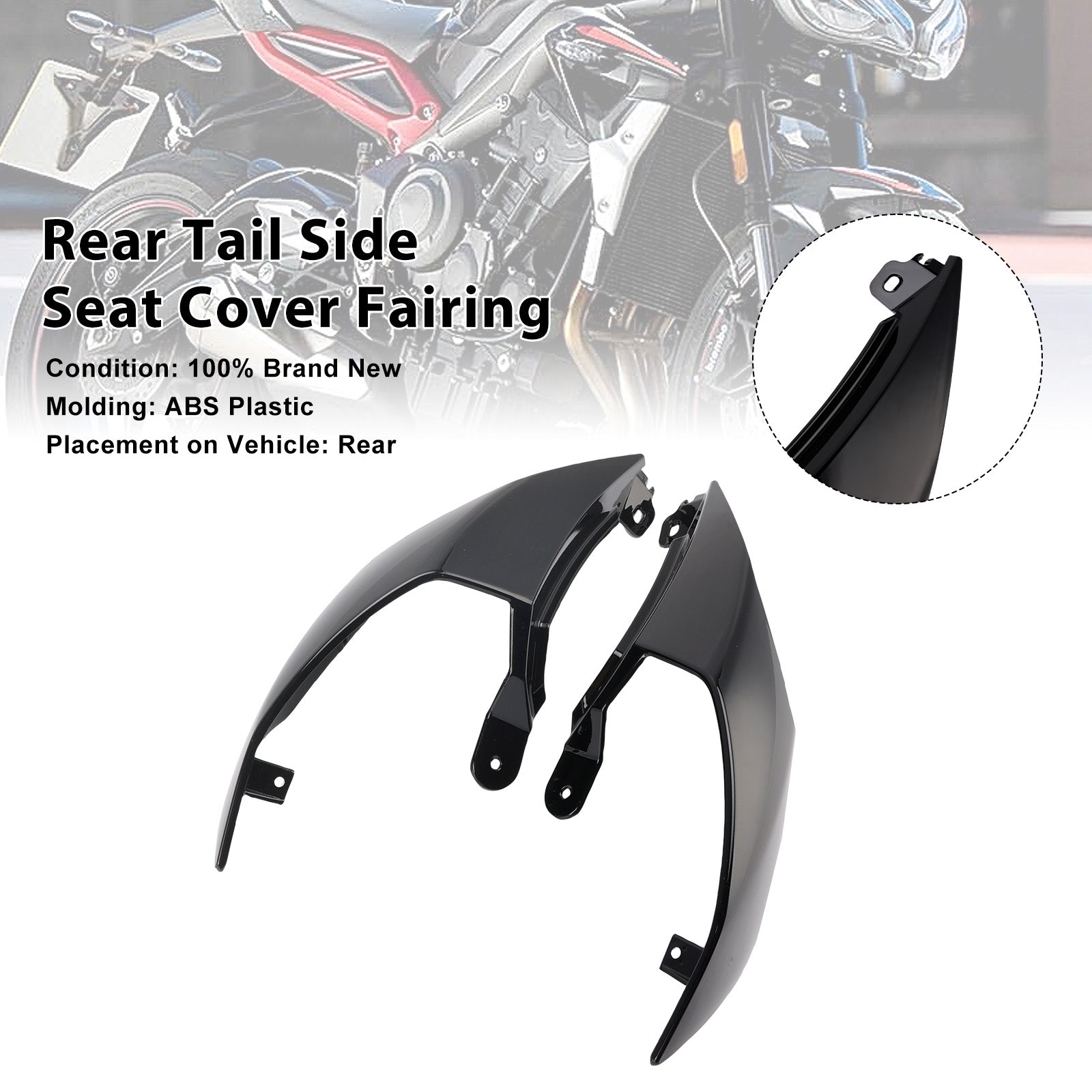 Street Triple 765 R RS 2020-2025 Rear Tail Side Seat Cover Fairing