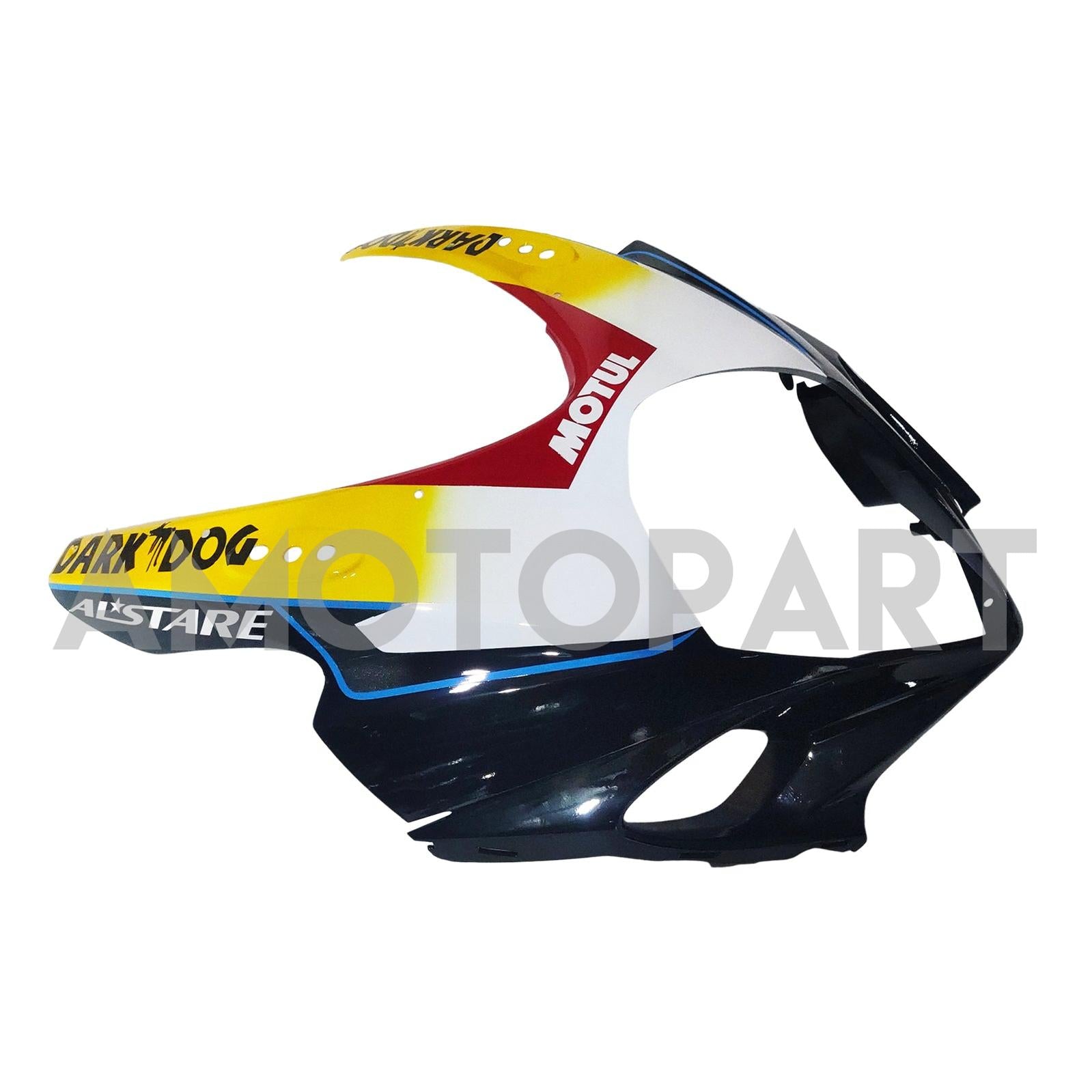 Amotopart 2007-2008 Suzuki GSXR1000 Black White Yellow Fearing Kit