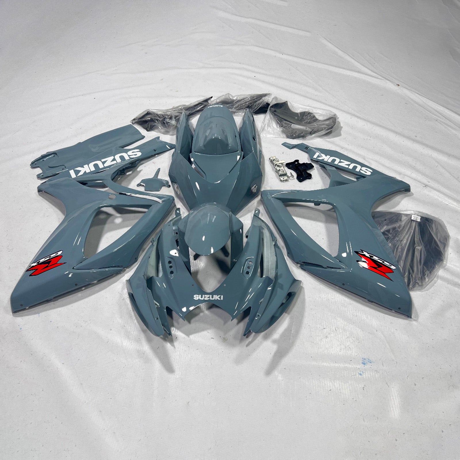 Amotopart 2006-2007 Suzuki GSXR 600/750 Grey Fairing Kit