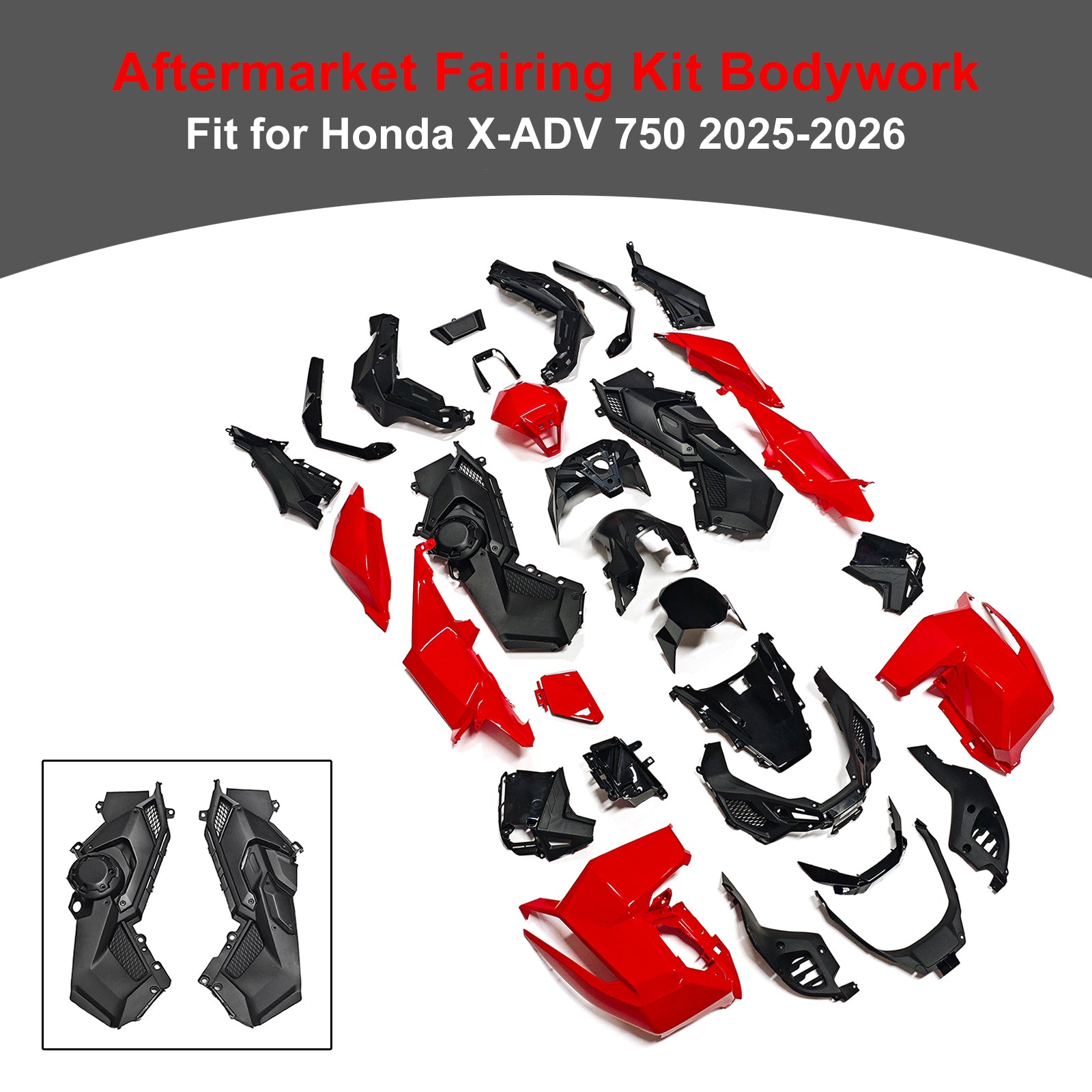 Amotopart 2025-2026 Honda X-ADV 750 Collection de kits de carénage
