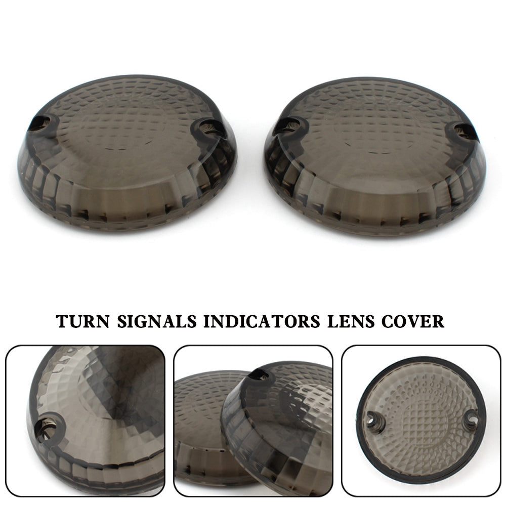 Turn Signals Indicators Lens Cover For Yamaha Kawasaki Vulcan 1500 VN