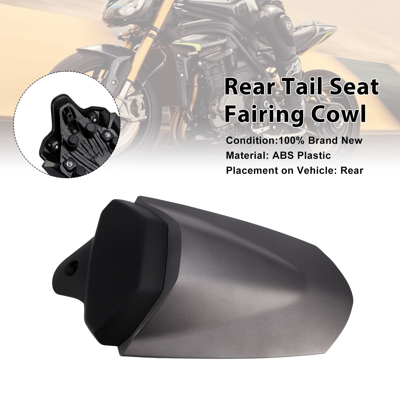 2025-2026 Speed Triple 1200 RS Rear Tail Seat Fairing Cowl Cover
