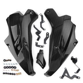 17-19 Kawasaki Z900 Side Lower Fairing Panel Cover Carbon