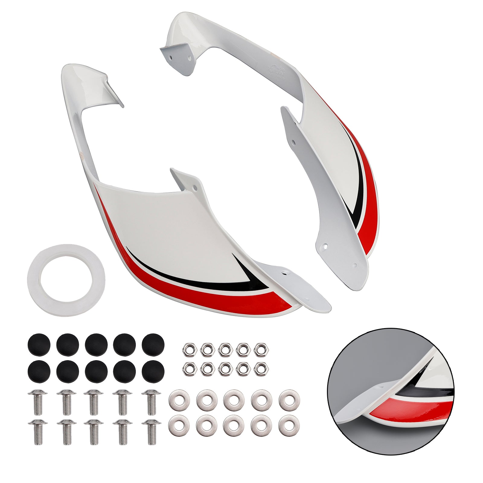 2021-2024 Yamaha YZF R1 R1M Voorzijde Winglets Vleugels Spoiler Kuip