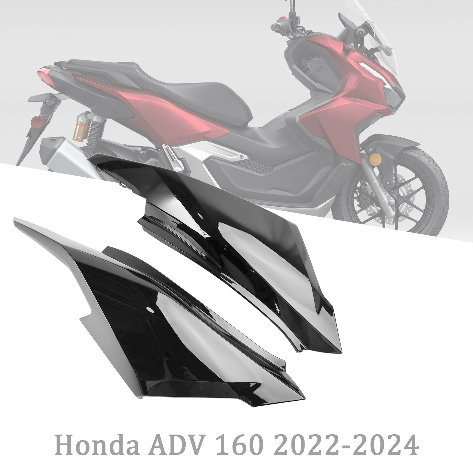 23-24 Honda ADV 160 Rear Seat Side Frame Cover Body Fairing Cowl