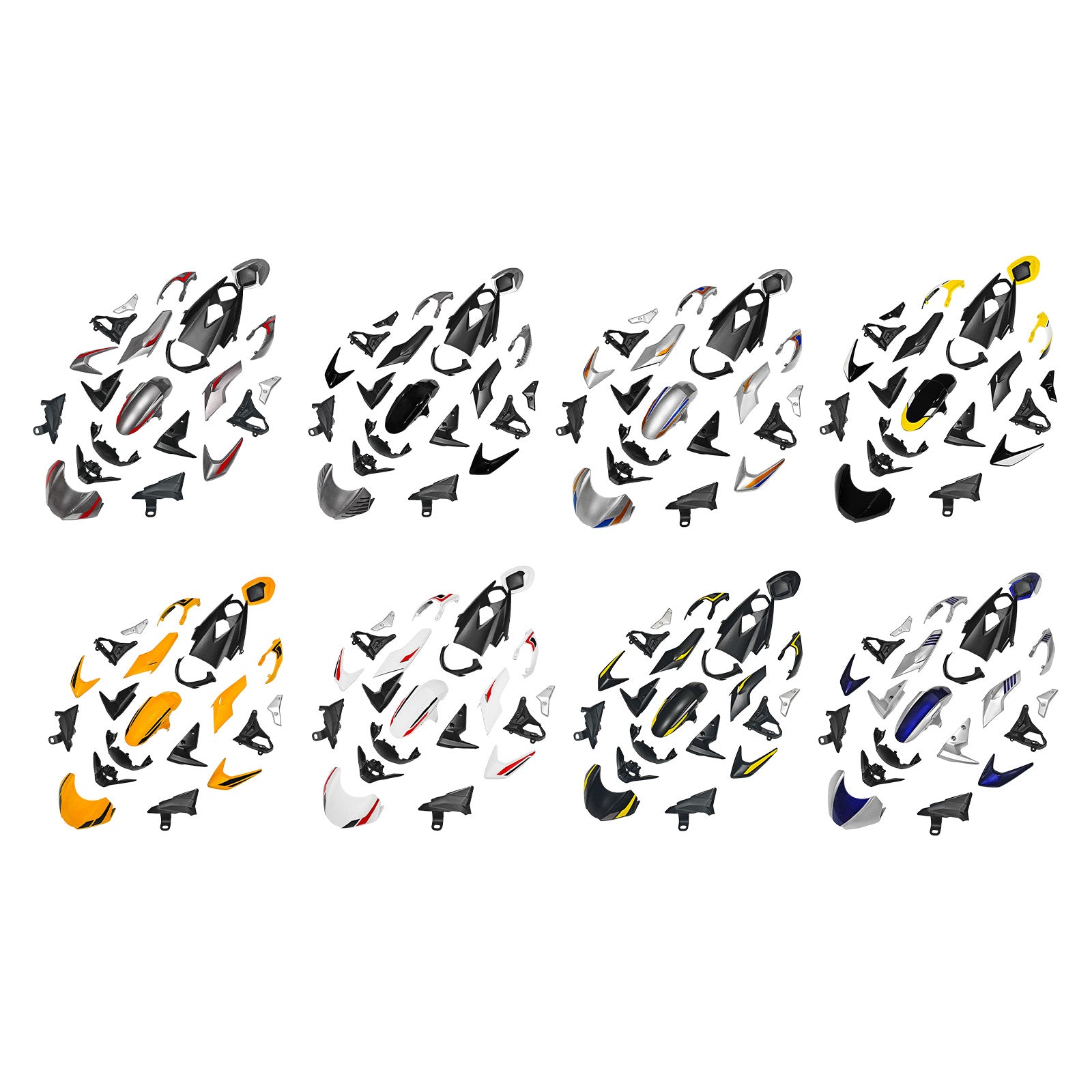 Amotopart 2020-2022 Collection de kits de carénage Triumph Street Triple 765 R/RS