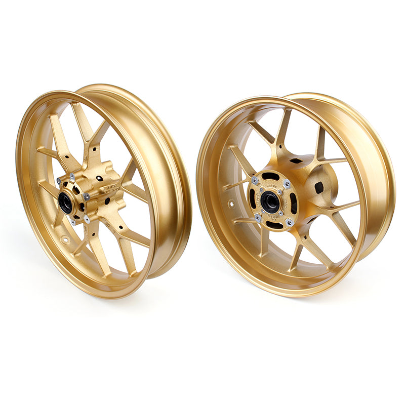 Front + Rear Wheel Rims Fit for Honda CBR 1000 RR SC59 2008 - 2016 Gold