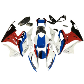 Amotopart BMW S1000RR 2017-2018 Blue&Red Style8 Fairing Kit