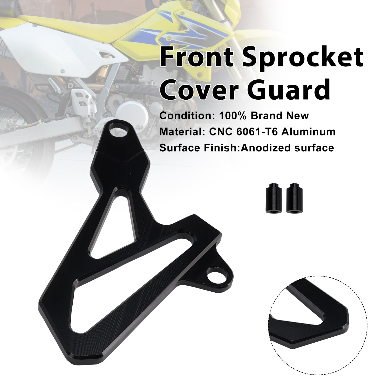 2000-2024 Suzuki DR-Z400SM DRZ400/S/E Front Sprocket Cover Guard