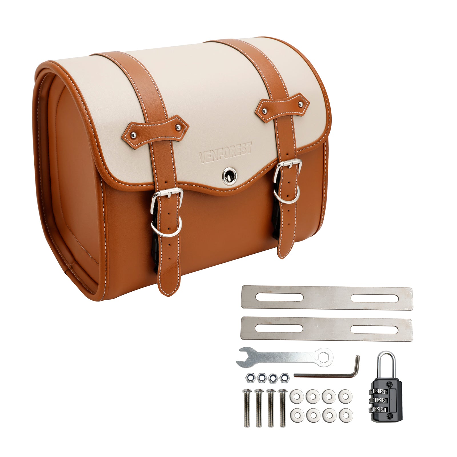 Sattelbag Side Storage Tail Bag Universal Farbpassung PU für Motorrad