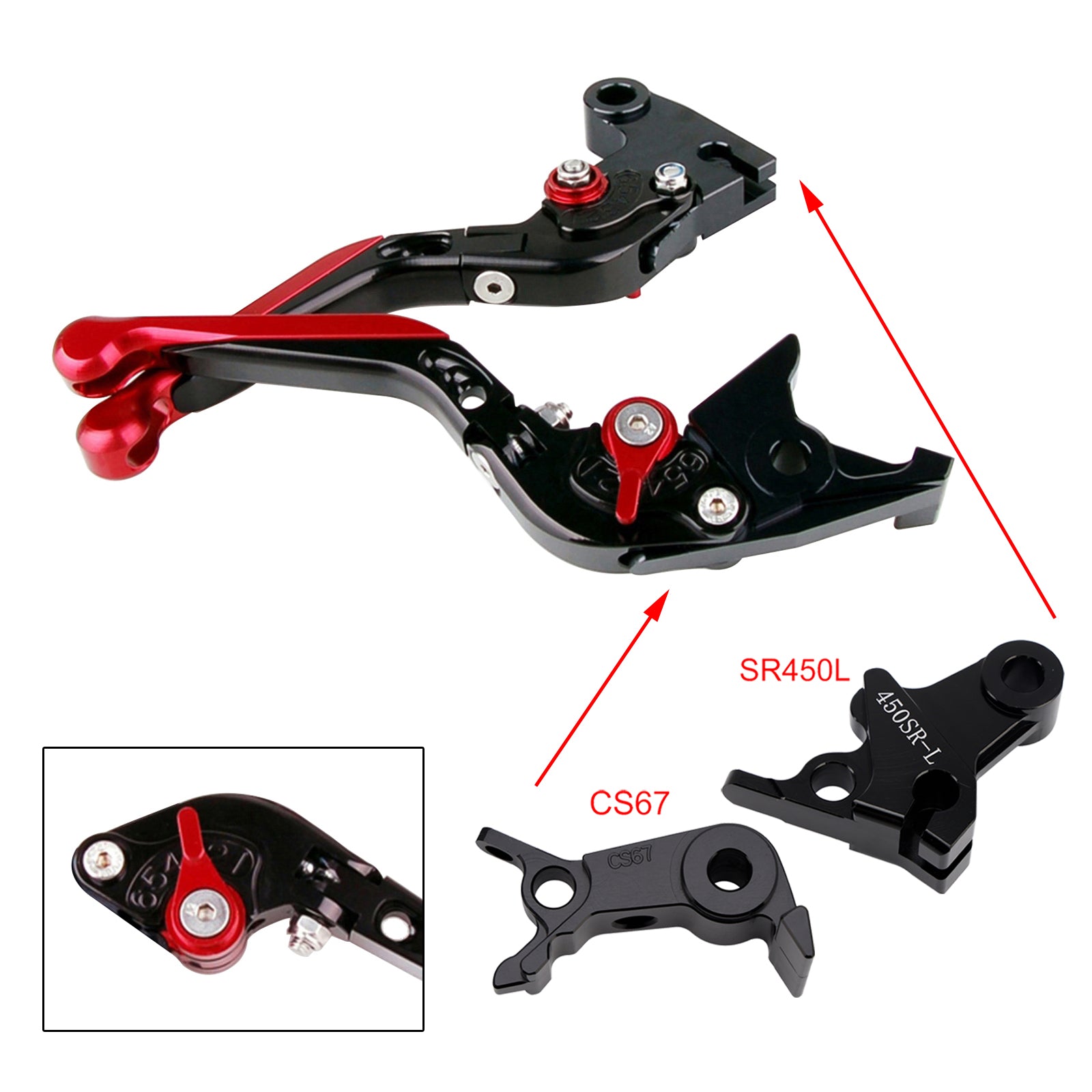 2024-2026 VOGE DS900X 900DSX Adjustable Clutch Brake Lever