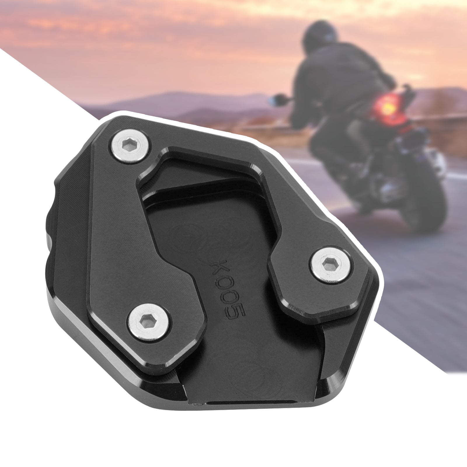 2021-2022 Yamaha MT-09 MT 09 Kickstand Enlarge Plate Pad