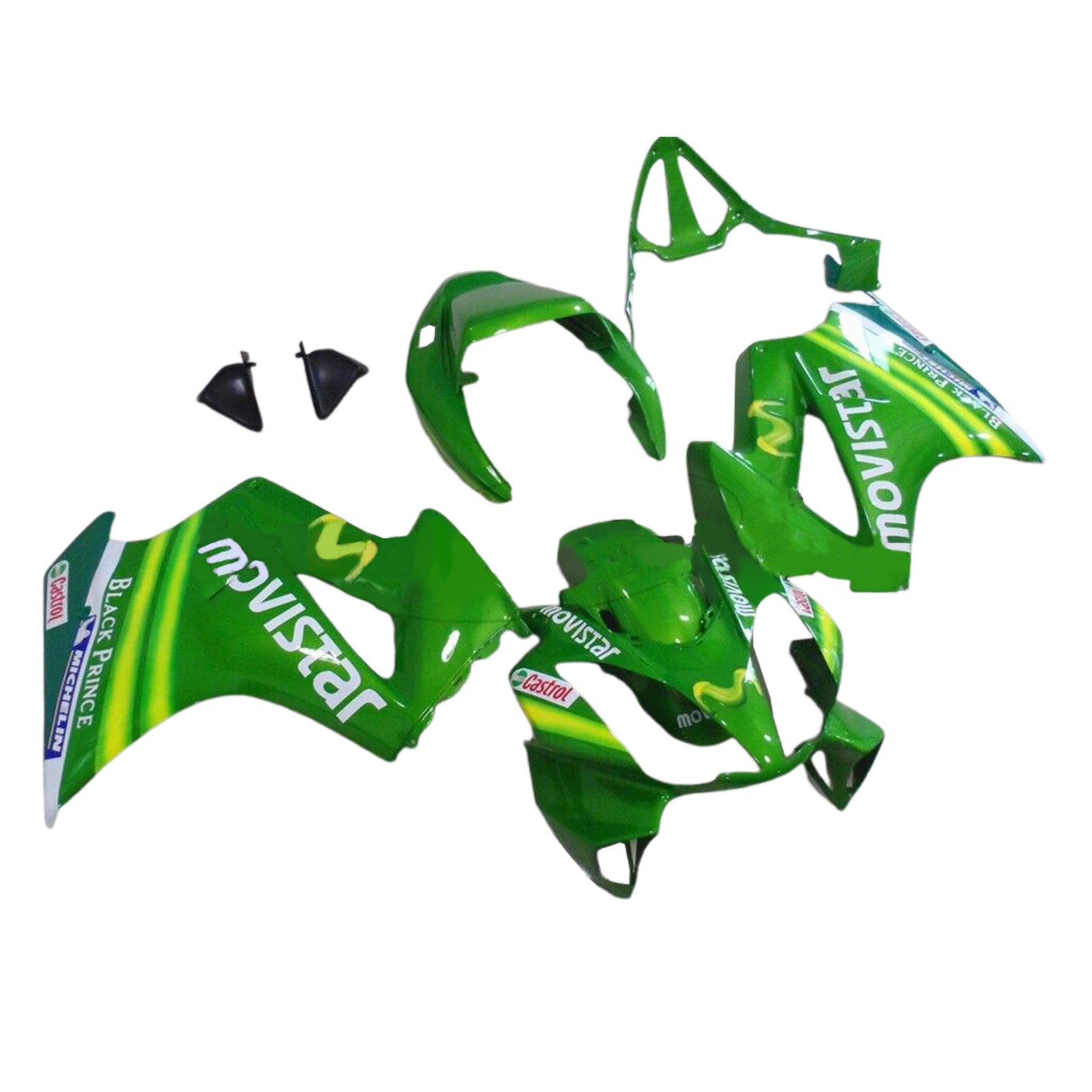 Amotopart 2002-2013 Honda VFR800Green Fairing Kit