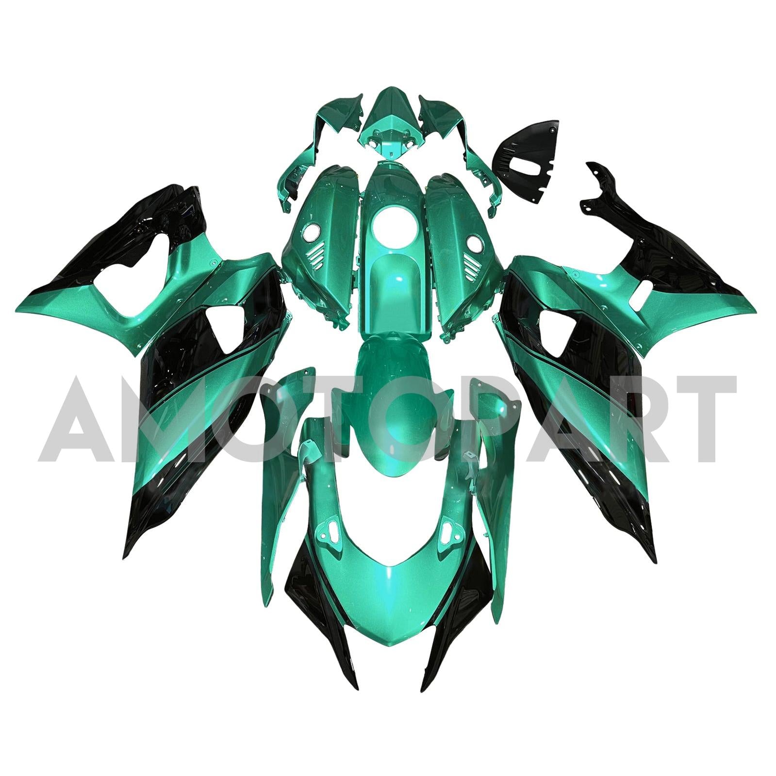 Amotopart 2021-2025 Yamaha YZF-R7 Green Fairing Kit