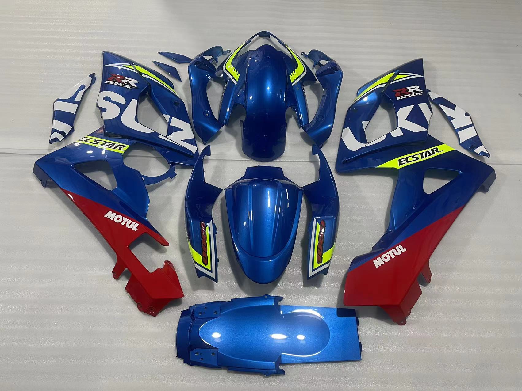 Amotopart 2005-2006 スズキ GSXR1000 フェアリング ブルー Style5 キット