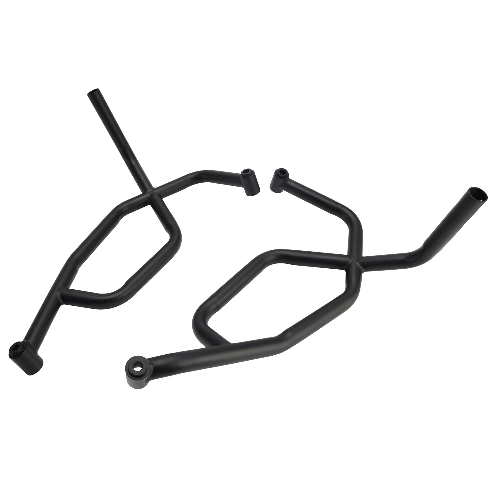 Yamaha Tracer 7 21-25 Upper + Lower Engine Guard Frame Crash Bar Kit Black