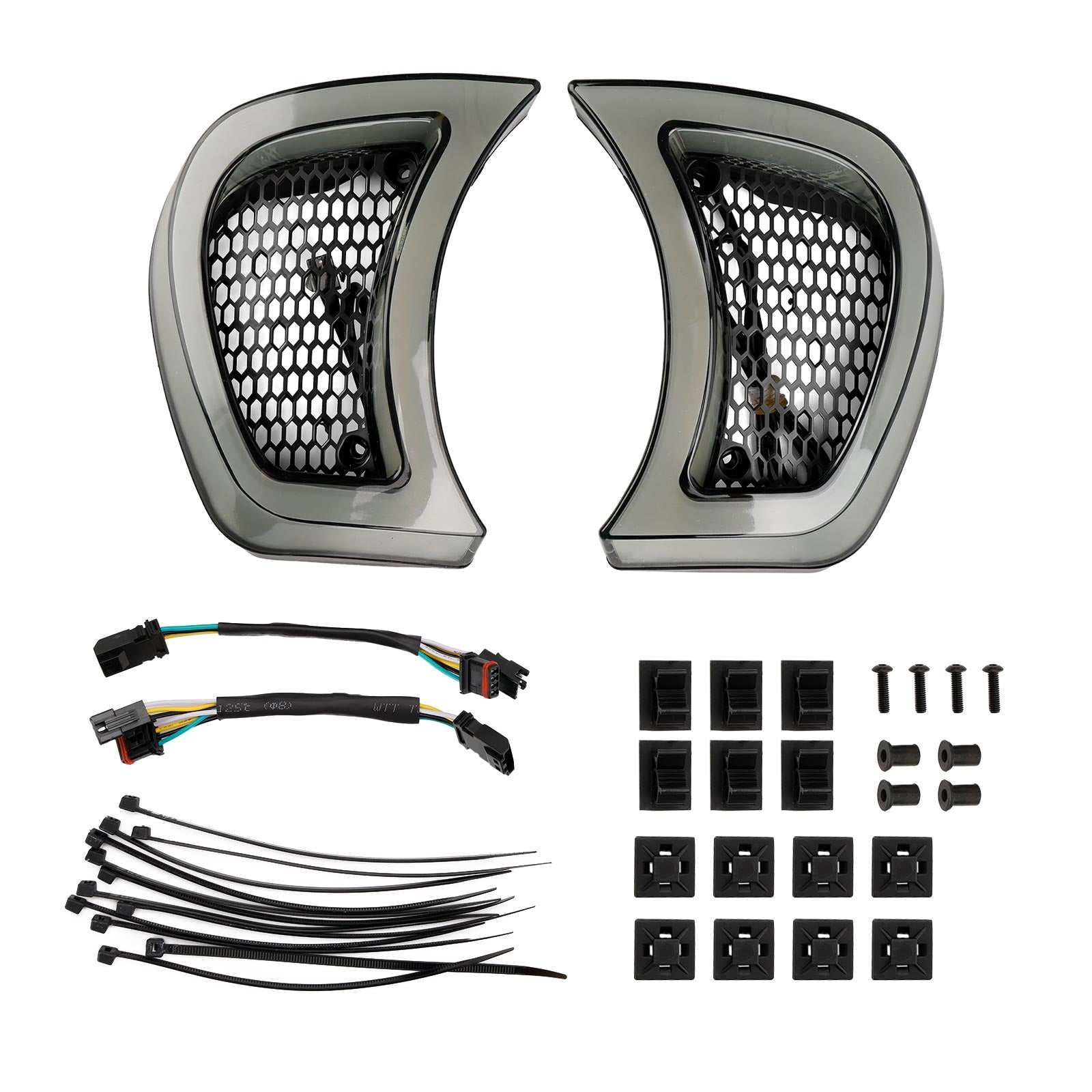 22-23 Harley FLTRXST Road Glide ST Plug Play Headlight Fairing Vent LED Light