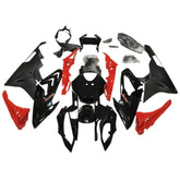 Amotopart Verkleidungsset für BMW S1000RR 2017–2018, Schwarz und Rot, Style12