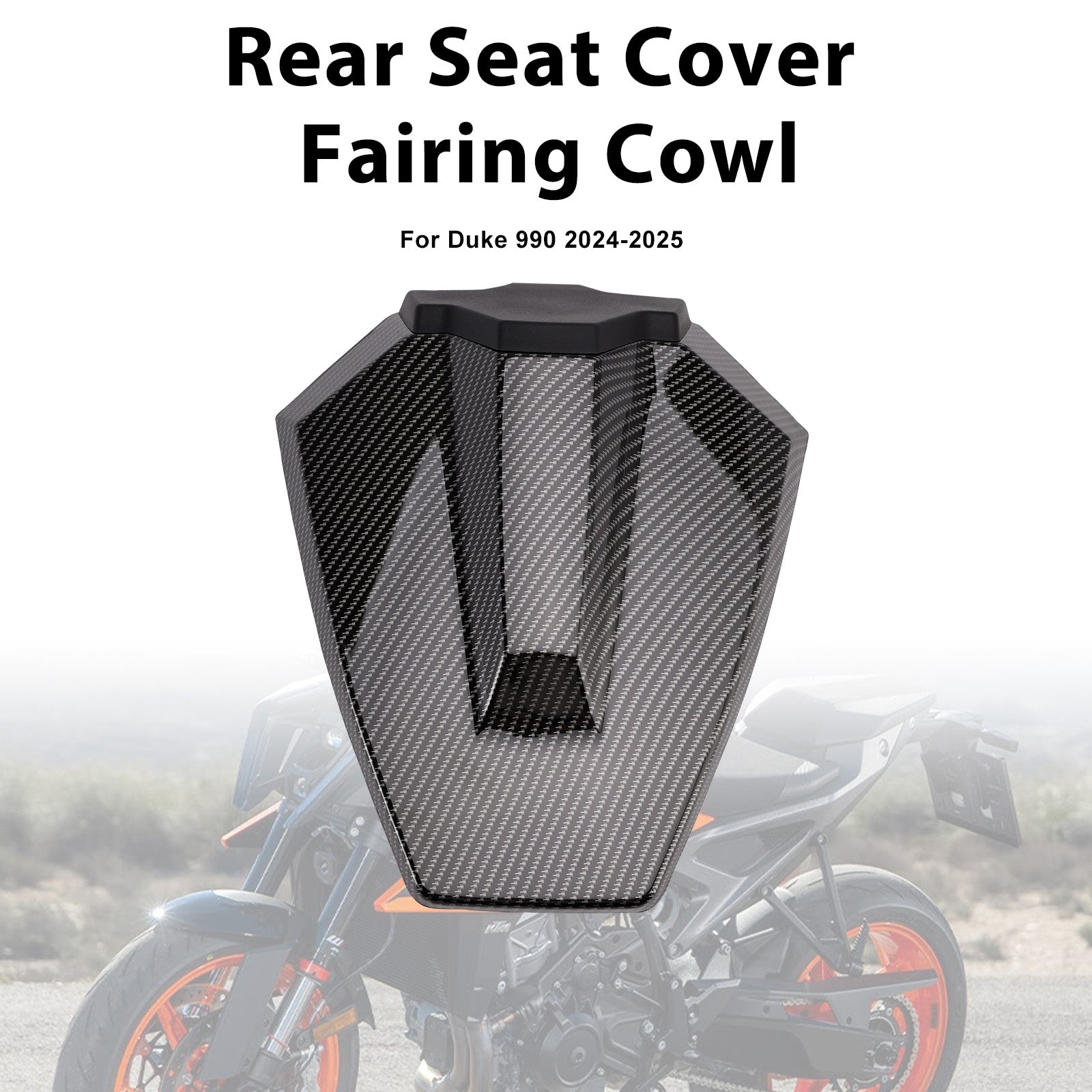 2024-2025 Duke 990 Rear Pillion Seat Cover Fairing Cowl