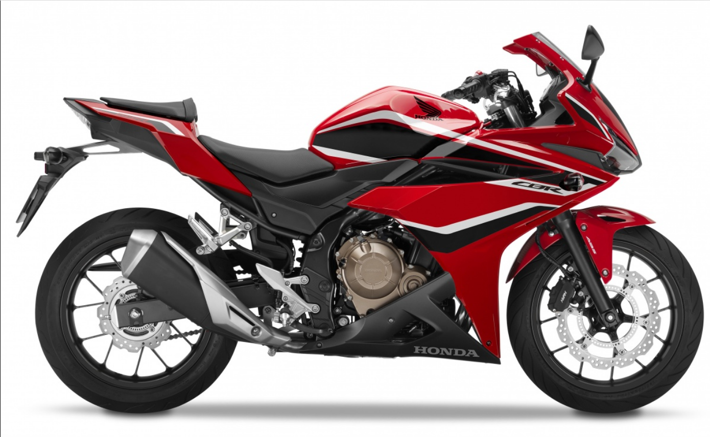 Amotopart 2016-2018 Honda CBR500R Fairing Black with red Kit