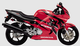 Amotopart 1997-1998 Honda CBR600 F3 Verkleidung Schwarz &amp; Rot Style1 Kit