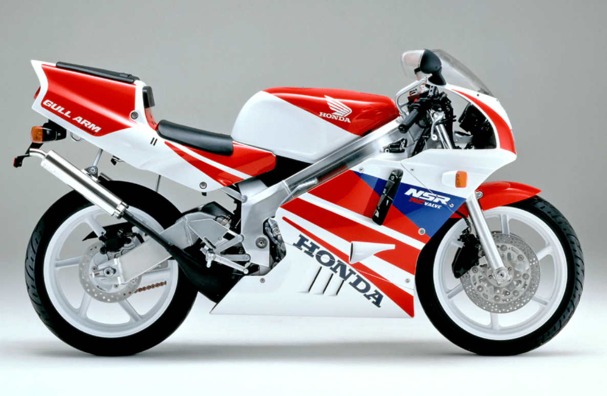 Amotopart 1990–1993 Honda NSR250 PGM-3 Verkleidung, blaues Style4-Kit