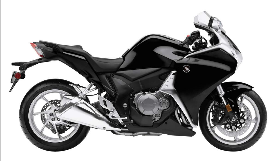 Amotopart Kit de carénage Honda VFR1200 noir Style1 2010-2013