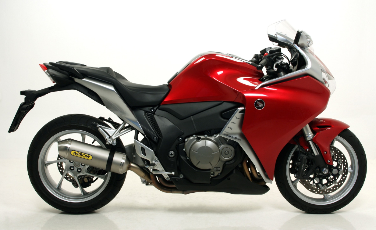 Amotopart Kit de carénage rouge Honda VFR1200 2010-2013