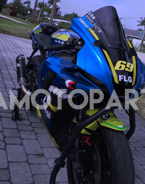 Amotopart 2020-2025 Yamaha YZF R1 Blue Fairing Kit