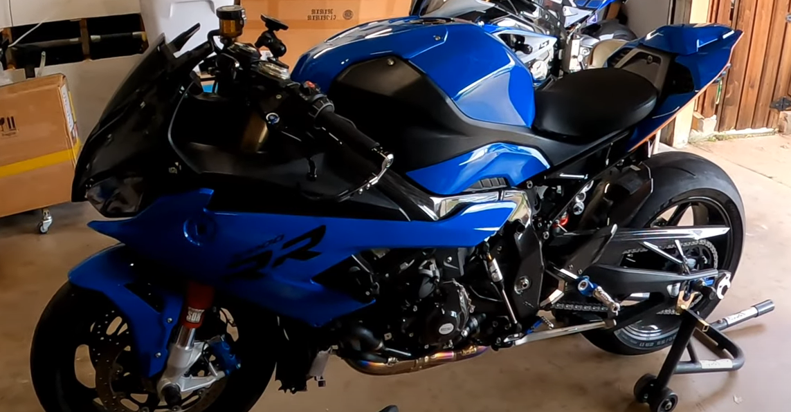 Amotopart 2019-2022 BMW M1000RR S1000RR Kit de carénage bleu