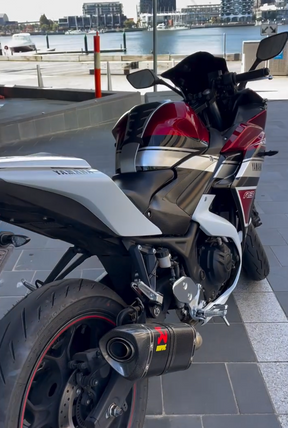 Amotopart 2014–2018 R25 2015–2017 Yamaha YZF-R3 schwarz-gelbes Verkleidungsset